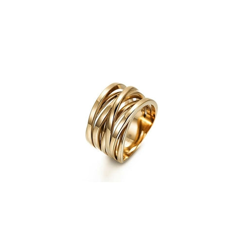 Copy of Gold Intertwined Statement Ring-Test-2