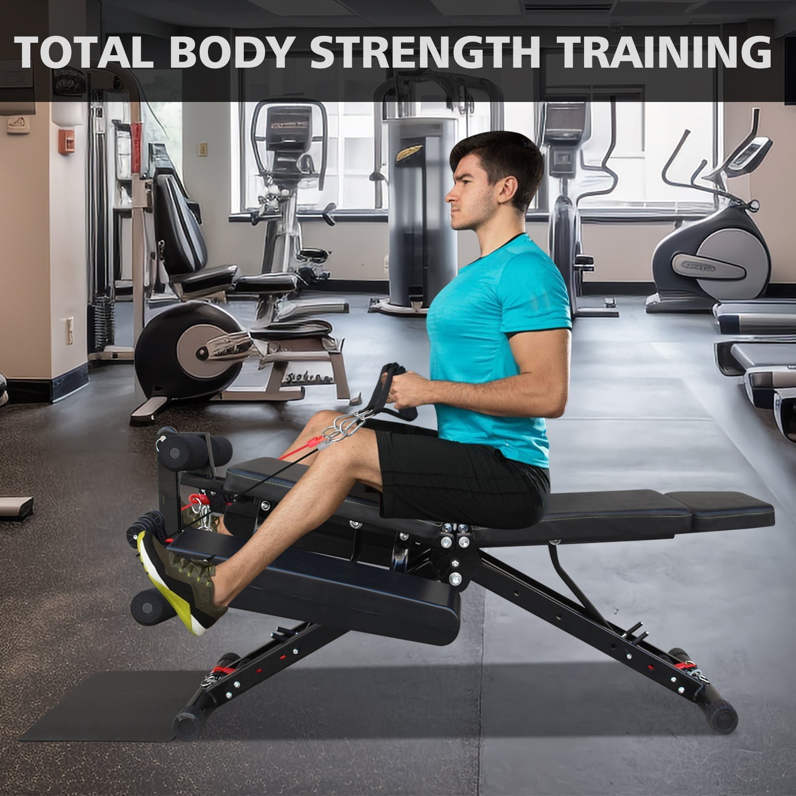 Fitness Chair Multifunction, Adjustable Strength Training Bench For