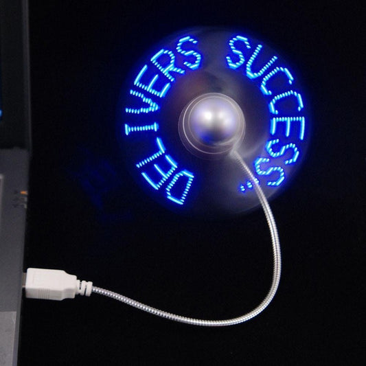LED Programmable USB Fan