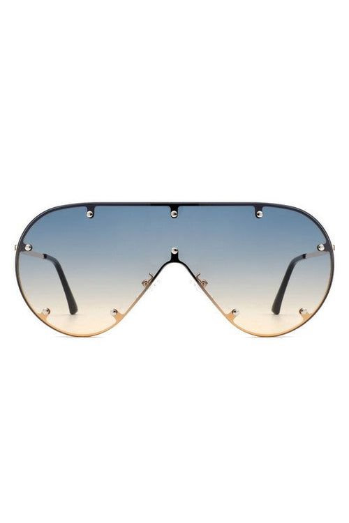 Retro Oversize Aviator Fashion Sunglasses