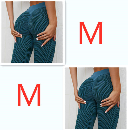 Plaid Leggings Fitness Yoga Pants Women's Seamless High Waist