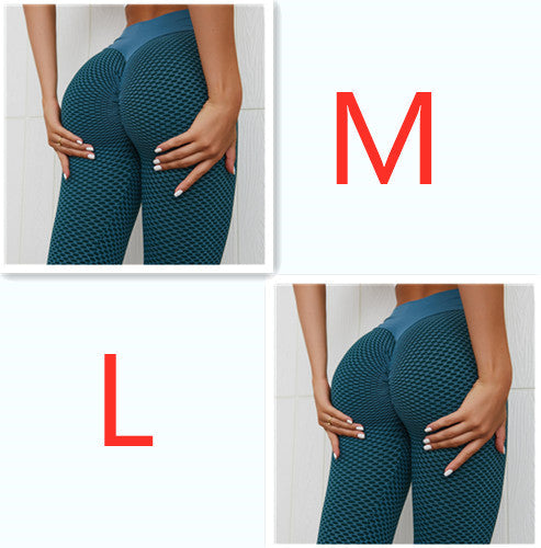 Plaid Leggings Fitness Yoga Pants Women's Seamless High Waist
