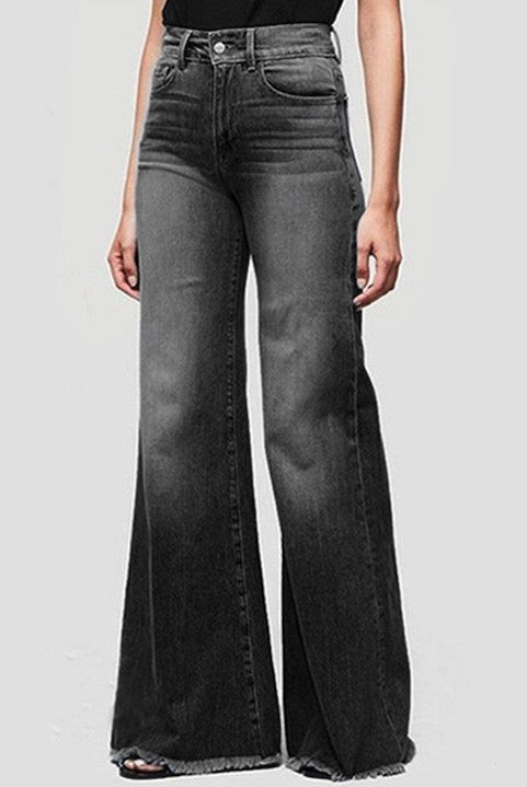 Wide Leg Denim Jeans