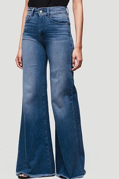 Wide Leg Denim Jeans
