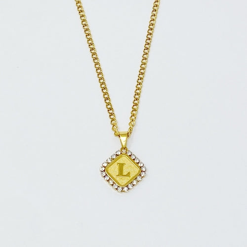 Aztec Delight Initial Necklace