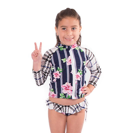 I Plaid You - Rash Guard Shirt - Kids Swimwear
