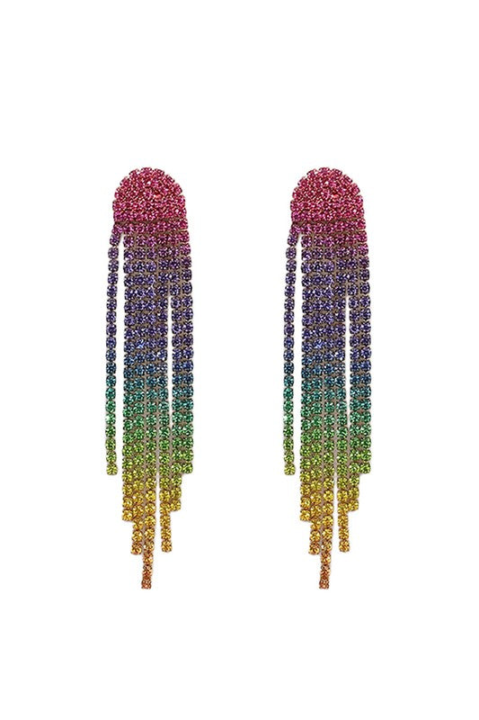 Rhinestone Drop Earrings