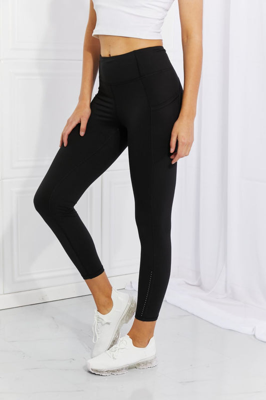 Leggings Depot Full Size Strengthen and Lengthen Reflective Dot Active
