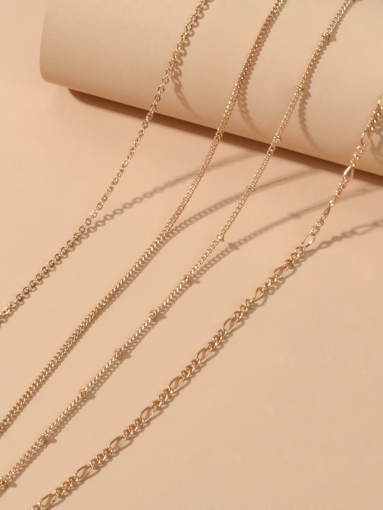 Gold Multi-layer Chain Necklace Boho Women Party Jewellery Accessories