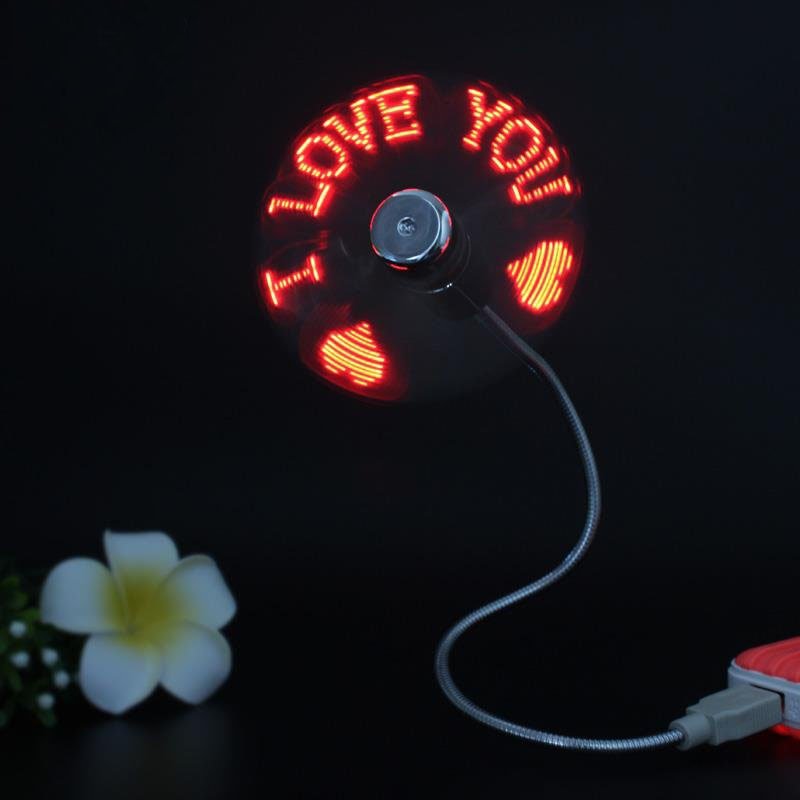 LED Programmable USB Fan