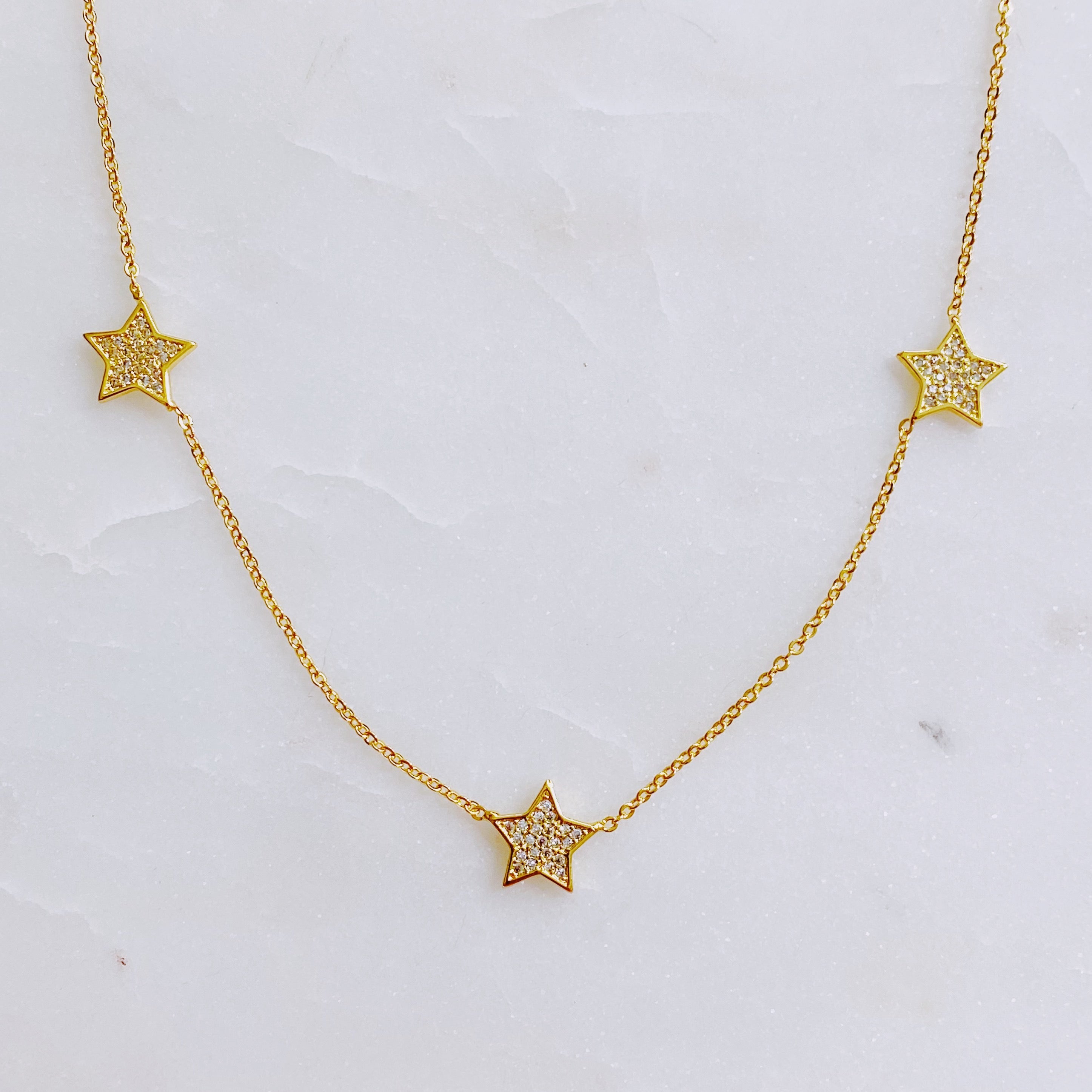 Stars In Greek Island Necklace