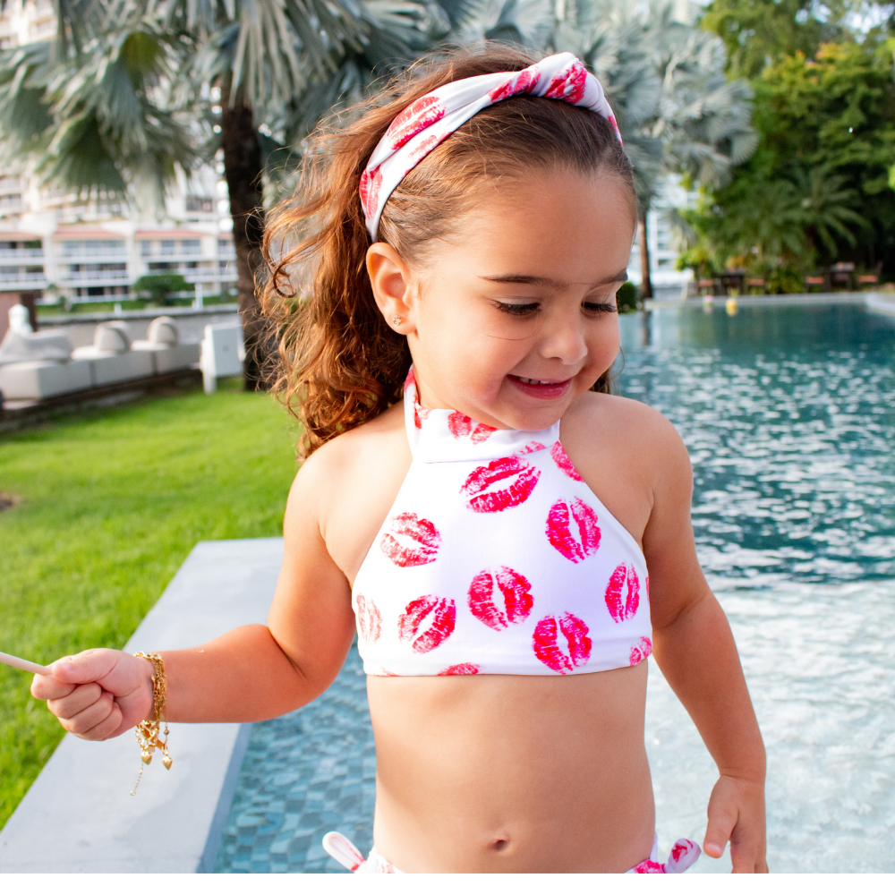 Red Kisses - Bikini - Kids Swimwear