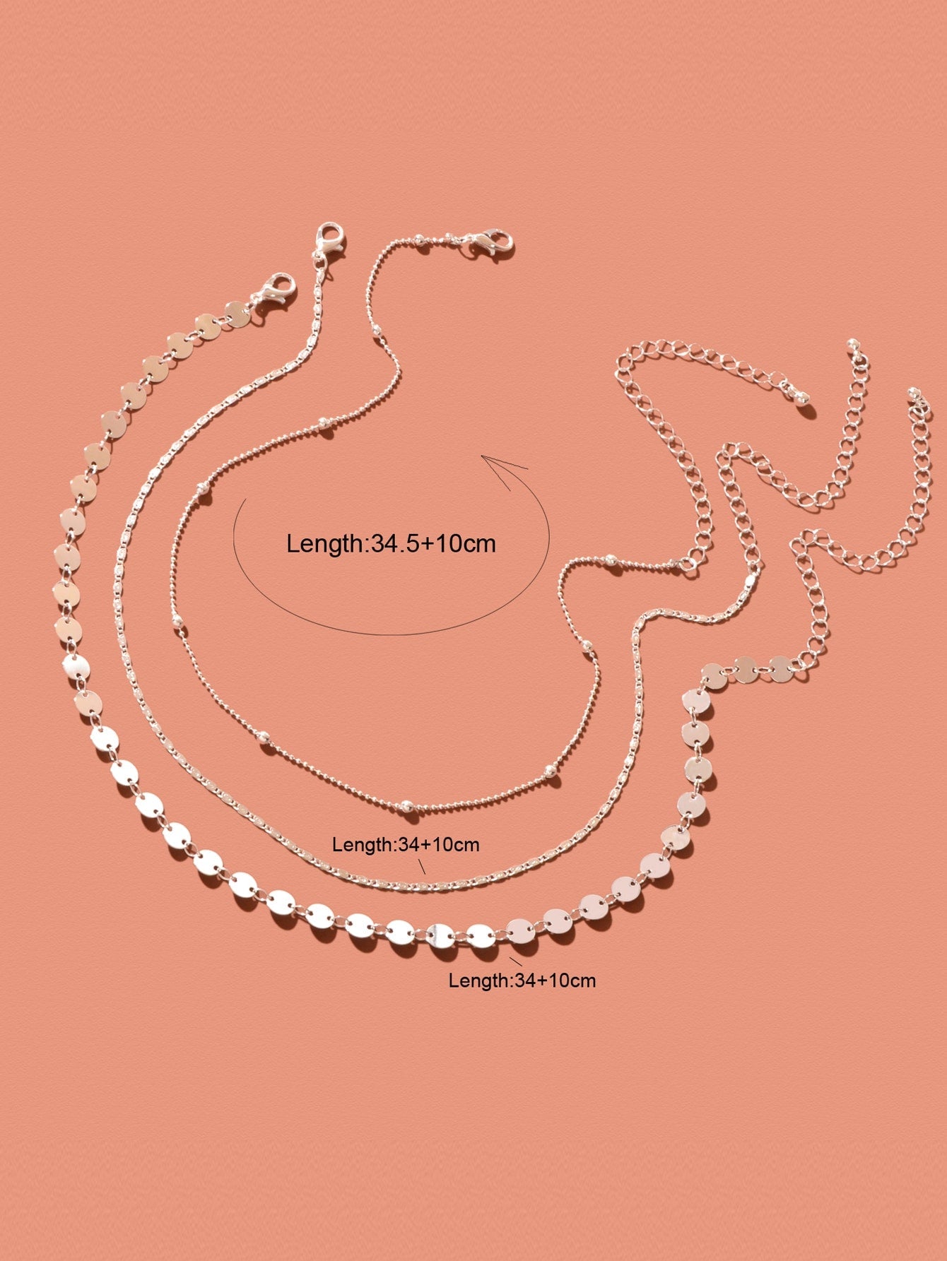Multi layered Necklace Holiday Jewelry Women Chains Clavicle Collar