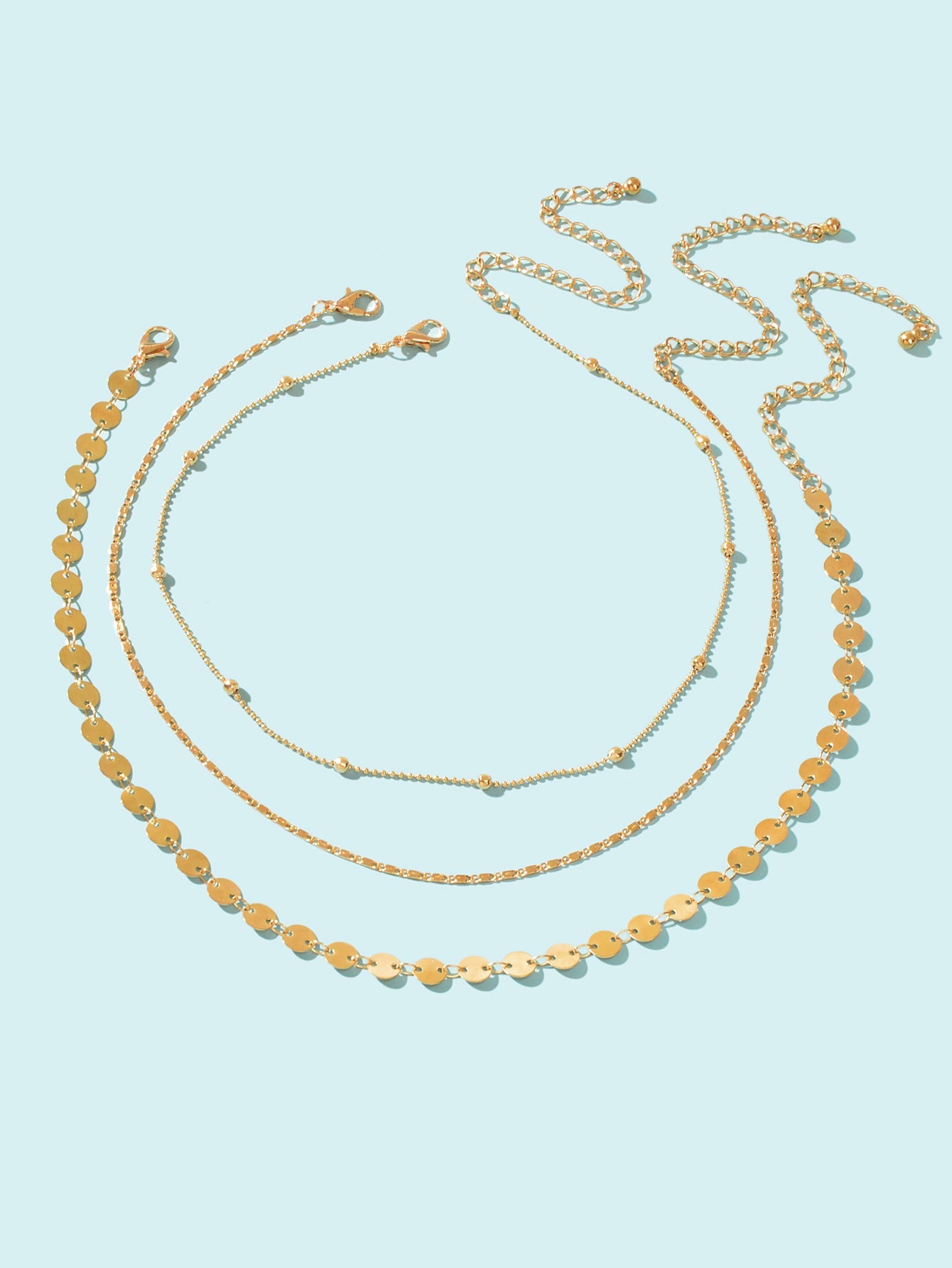 Multi layered Necklace Holiday Jewelry Women Chains Clavicle Collar