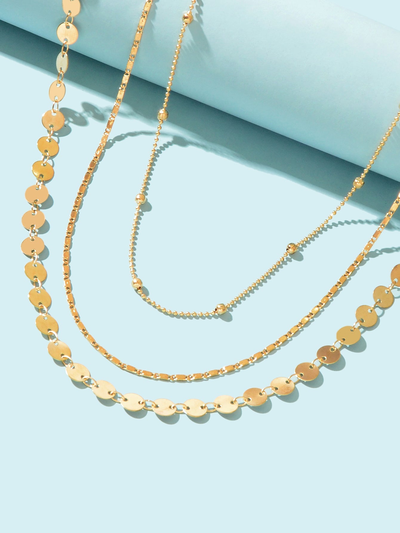 Multi layered Necklace Holiday Jewelry Women Chains Clavicle Collar