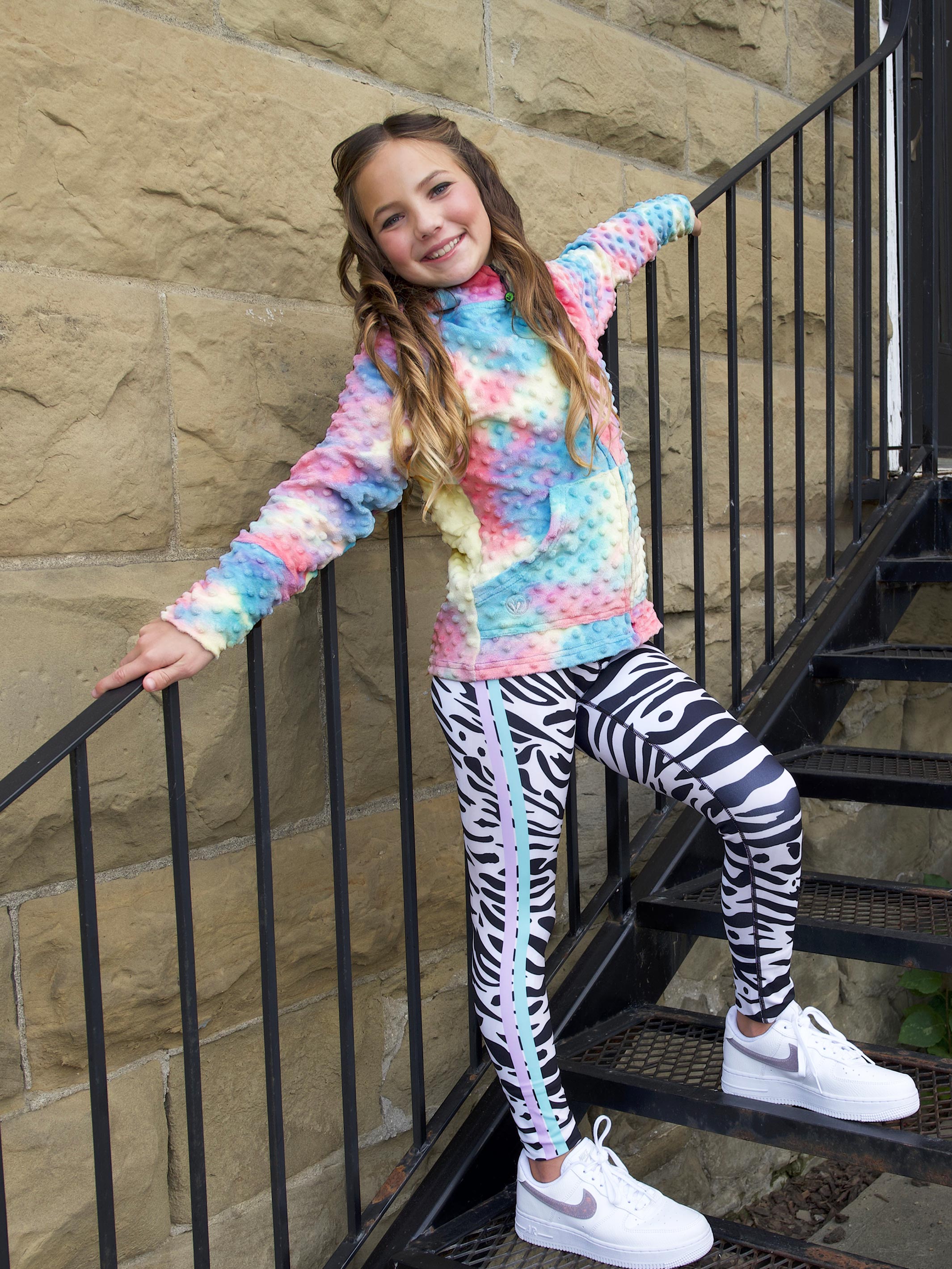 Minky Bubble Zip Hoodie