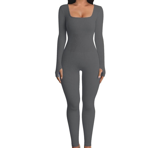 Fall Winter Hot-selling Women's Clothing Long Sleeve Jumpsuit Yoga