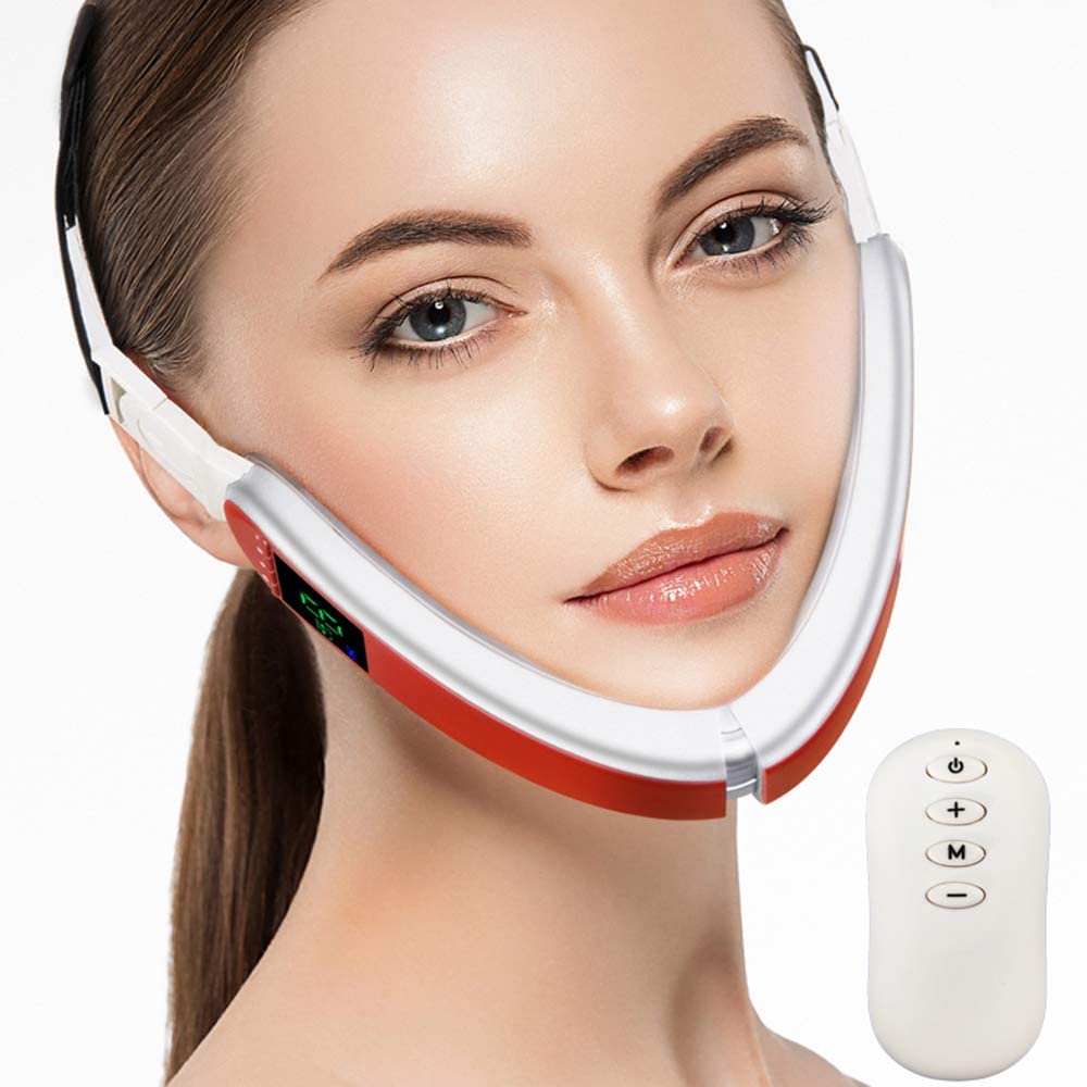 Infrared LED Light Photon Therapy V-Shape Face Massager