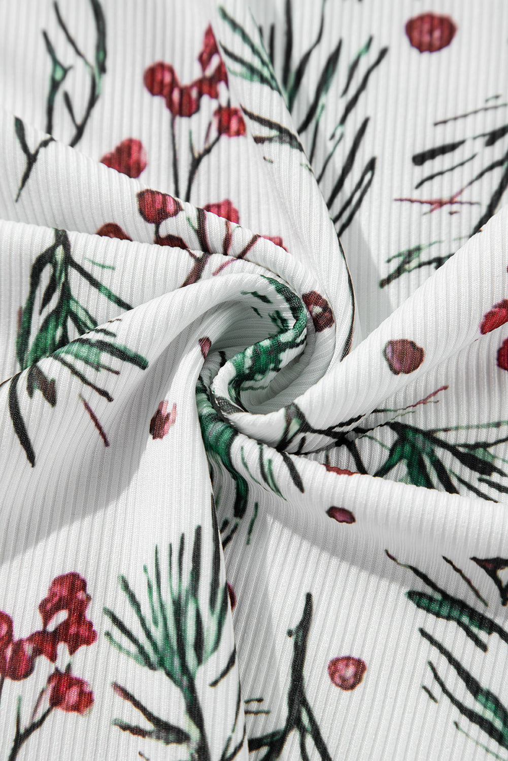 Christmas Holly Thermal Top and Pants Lounge Set