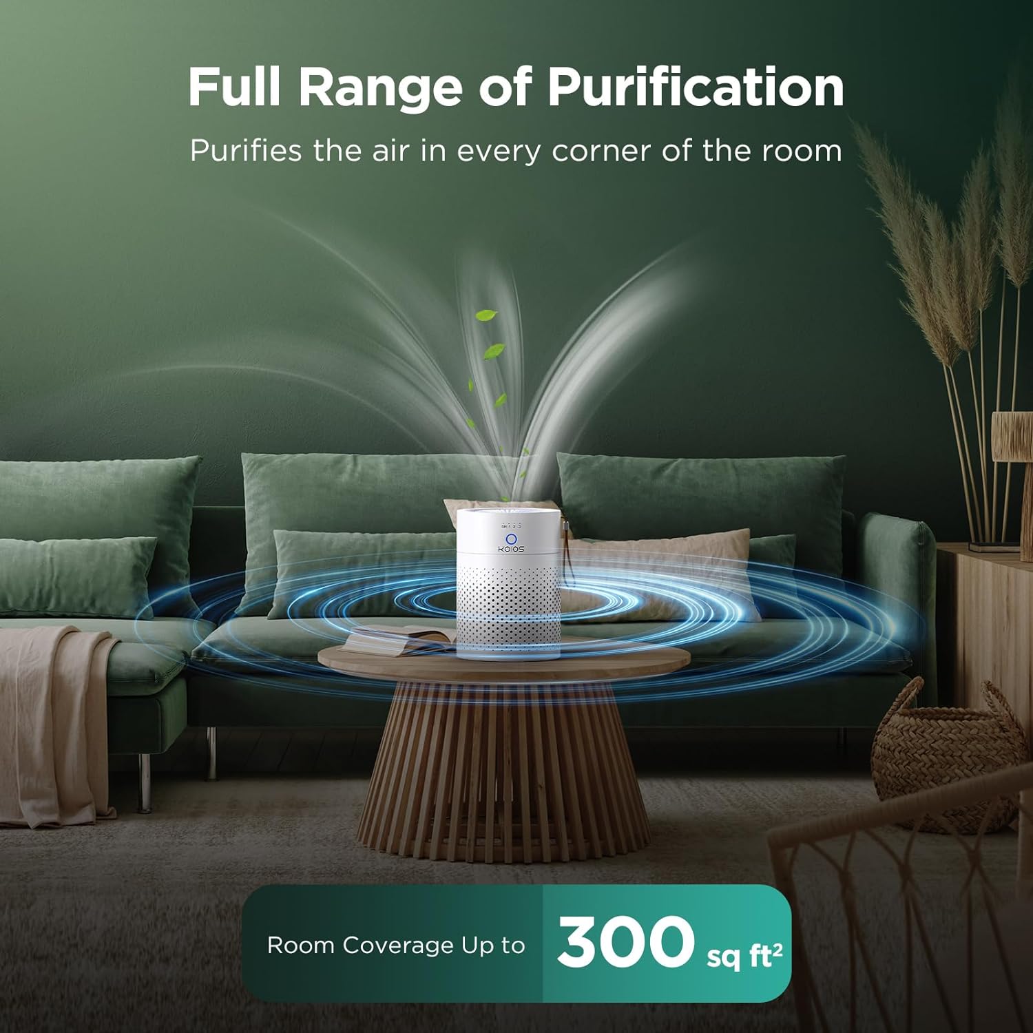 Air Purifiers For Home Bedroom H13 True HEPA Air Filter, Quiet Air