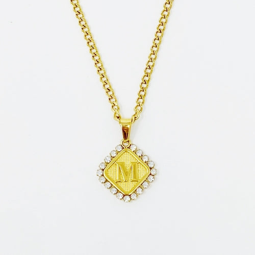 Aztec Delight Initial Necklace
