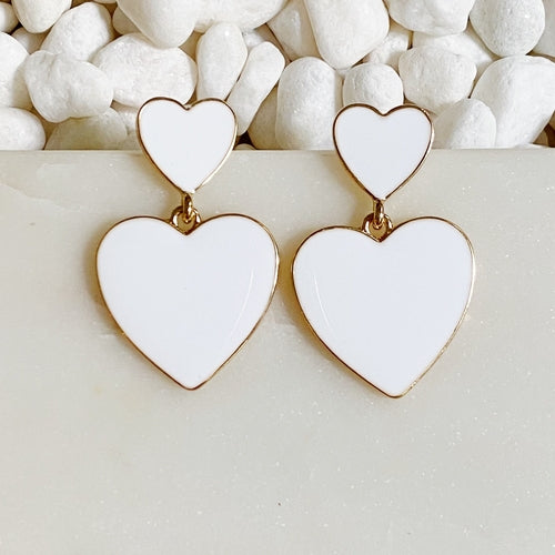 Heart For Game Day Earrings