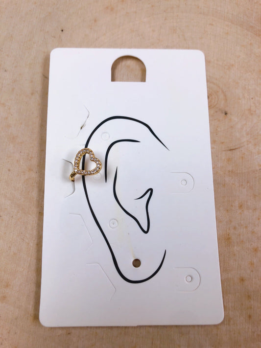 Heart Ear Cuff