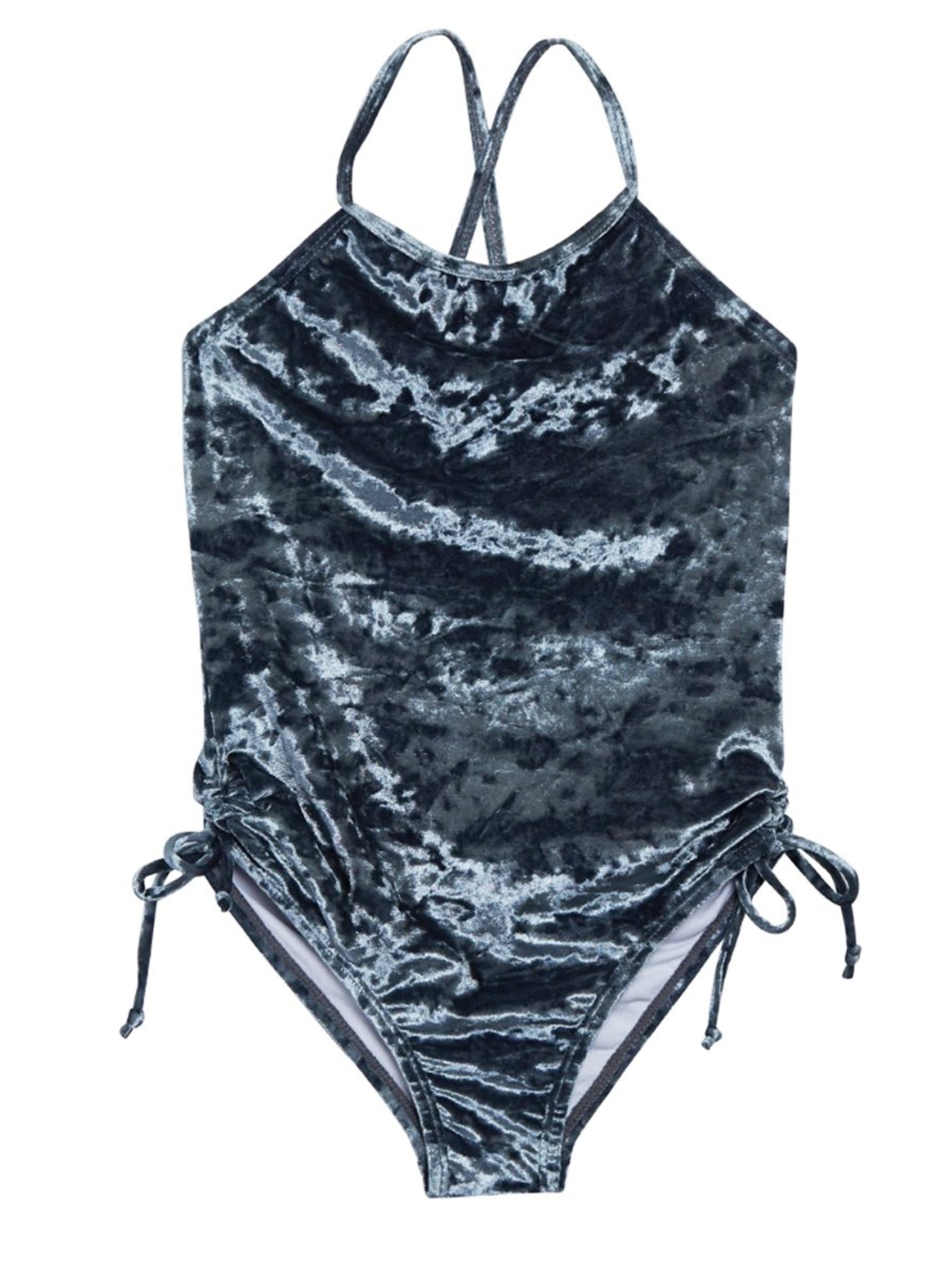 Emiliya  - Crushed Velvet One Piece Swimsuit