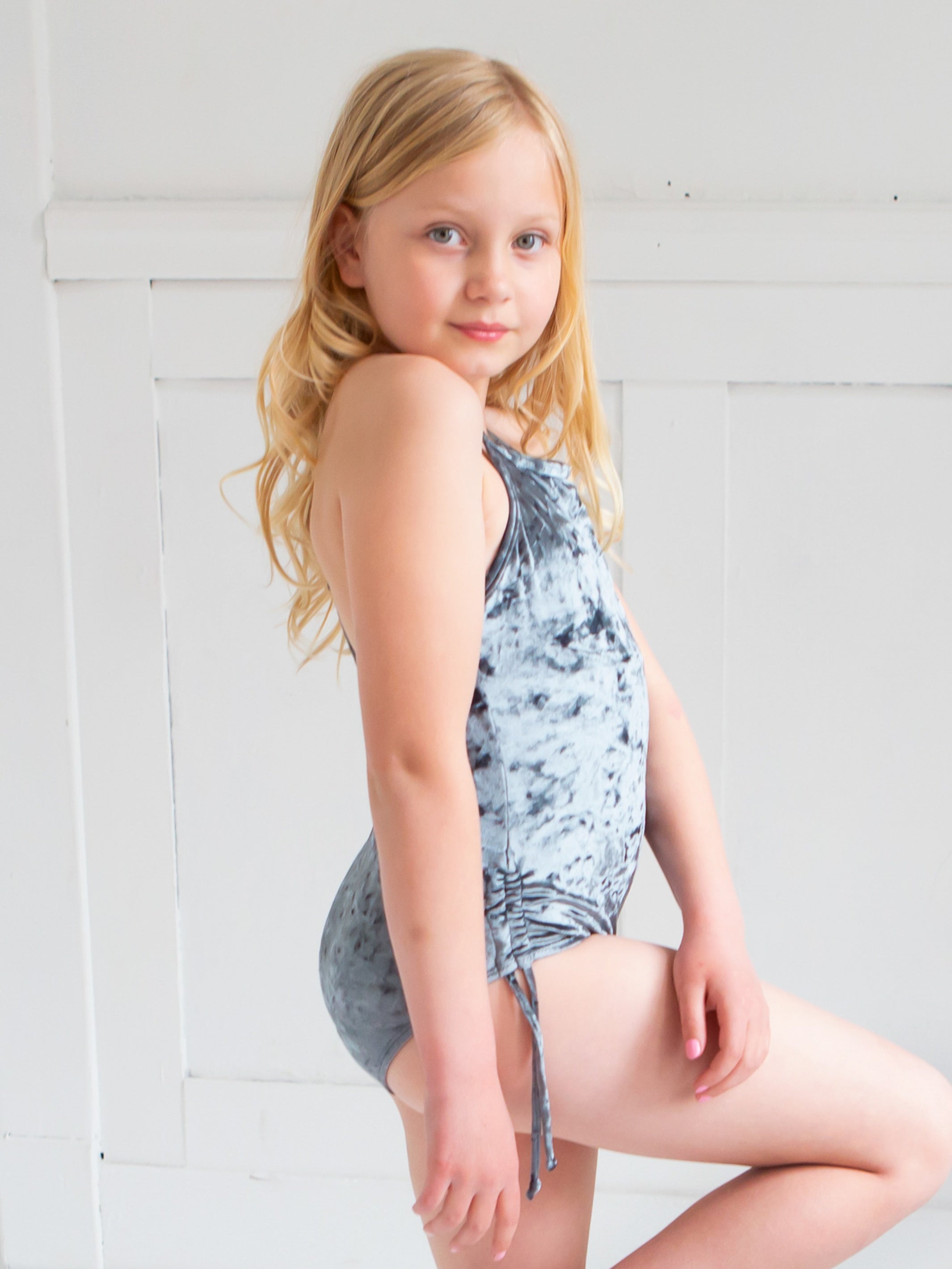 Emiliya  - Crushed Velvet One Piece Swimsuit