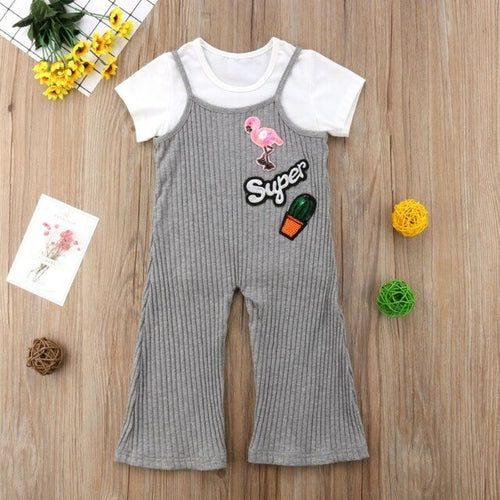 Emmababy 2PCS Baby Summer Clothing Set Toddler Kid
