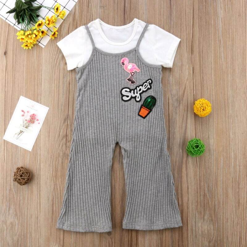 Emmababy 2PCS Baby Summer Clothing Set Toddler Kid