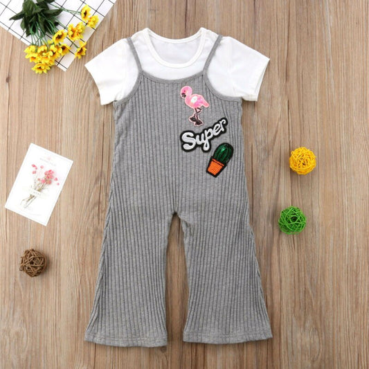 Emmababy 2PCS Baby Summer Clothing Set Toddler Kid