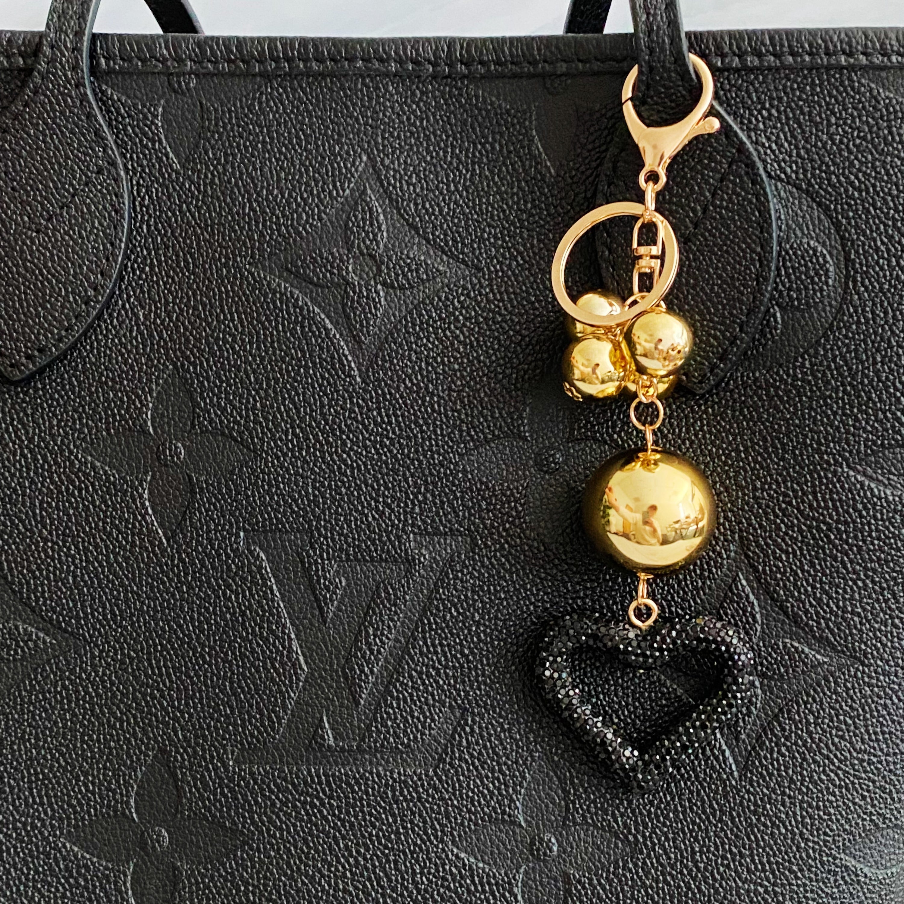 It Girl Glam Heart Bauble Key Chain