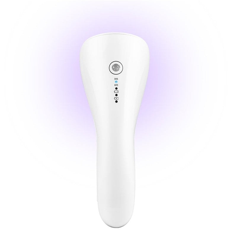 2 In 1 Mini Nail Eyelash Dryer 3 UV LED Lamp Timer Auto Sensor For