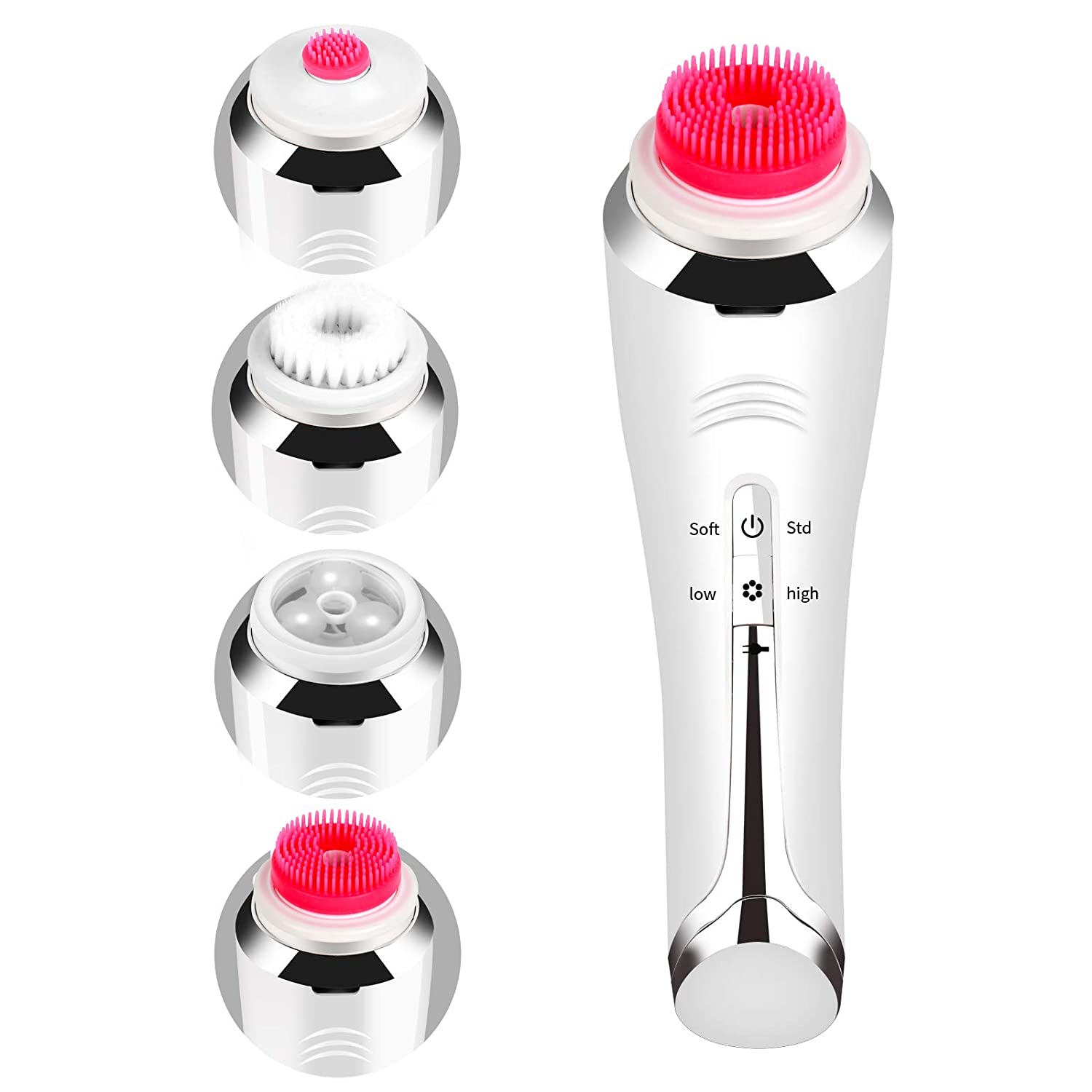 4 in 1 Electric Clearner Automatic Rotation Facial Cleansing Brush
