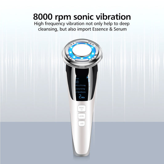 Mesotherapy Electroporation RF Radio Frequency Facial LED Photon Light