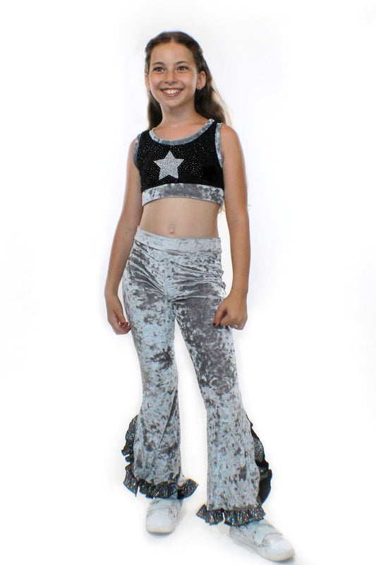 Lilo, little glitter crop Top
