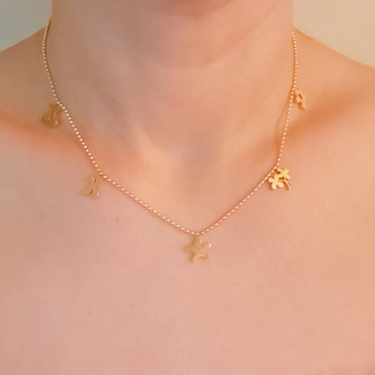 Lucky Picks Charm Chain Necklace