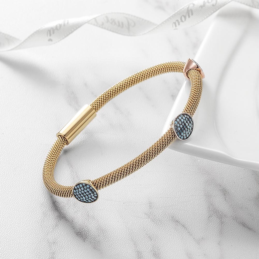 Three Stations Turquoise Cable Bangle