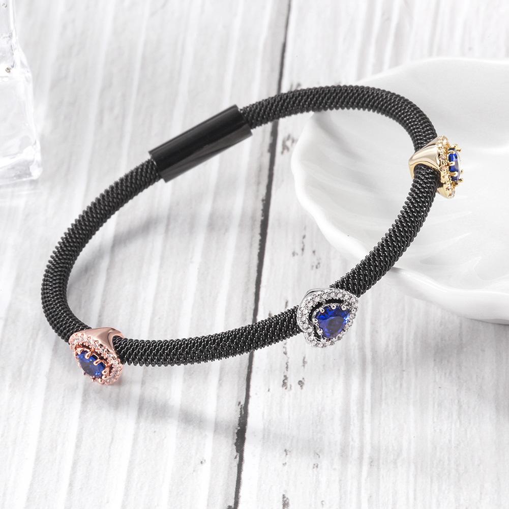 Heart Cable Station Bangle