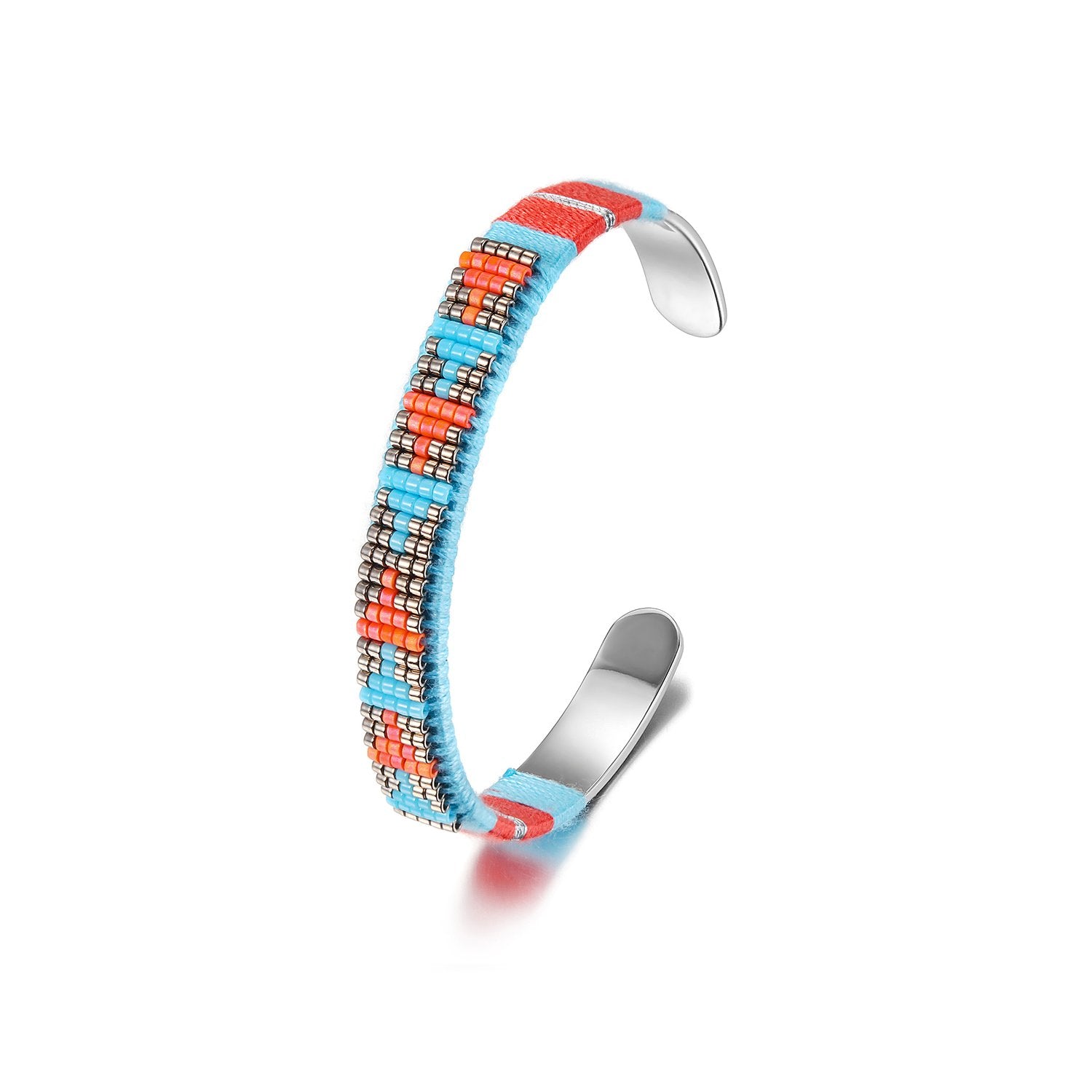 Woven Beaded Bangle