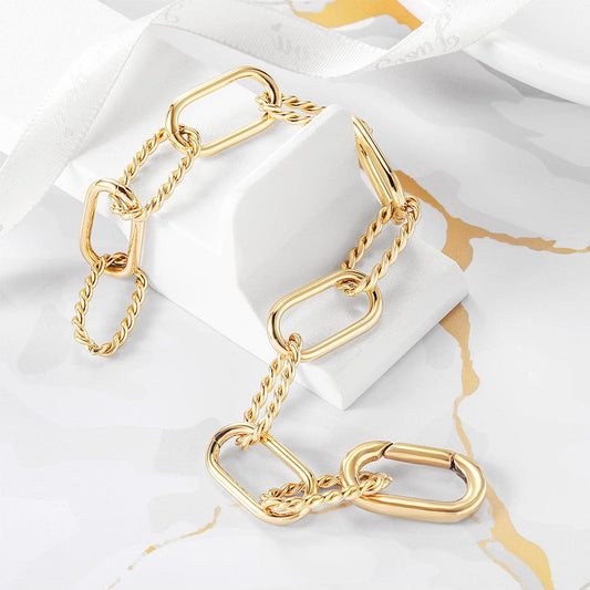 THREADER INTERLOCKING BRACELET