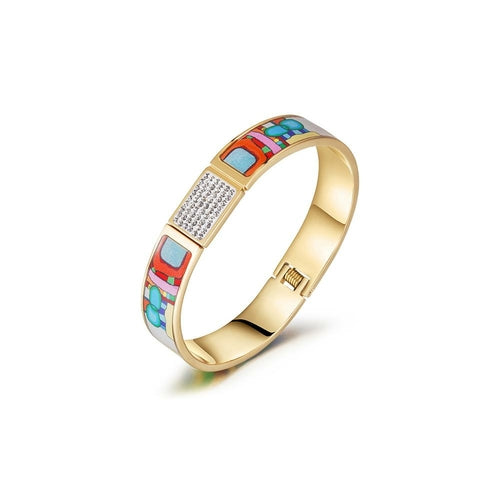 Multicolor Retro Style Bangle