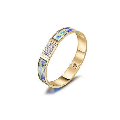 Multicolor Retro Style Bangle