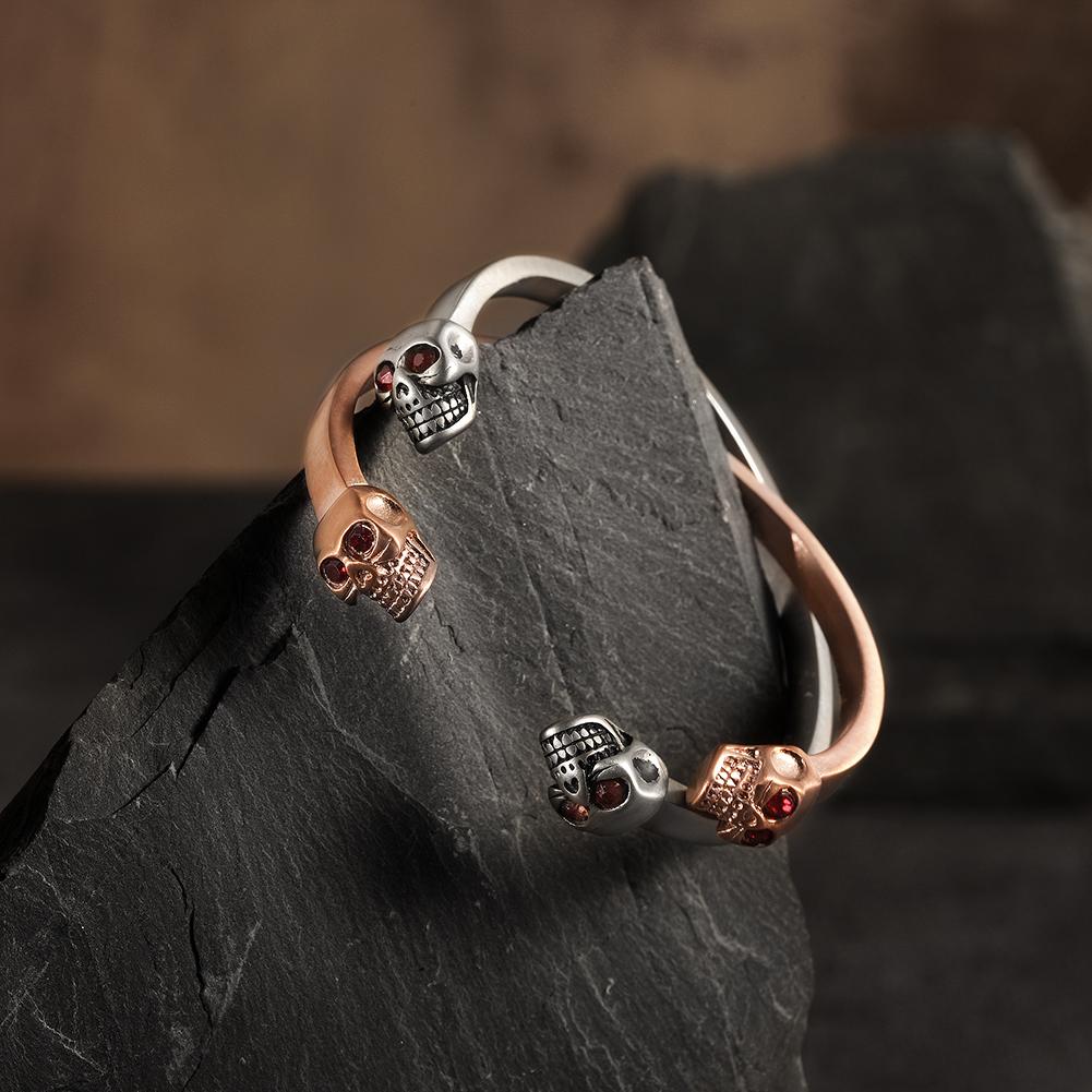 SKULL CUFF BANGLE