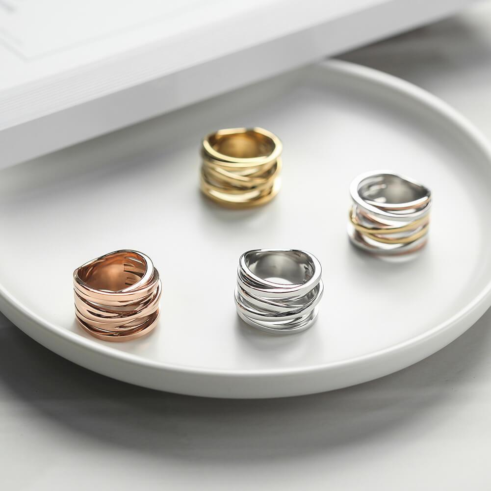 Copy of Gold Intertwined Statement Ring-Test-2