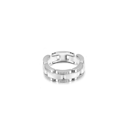 WHITE CERAMIC RING