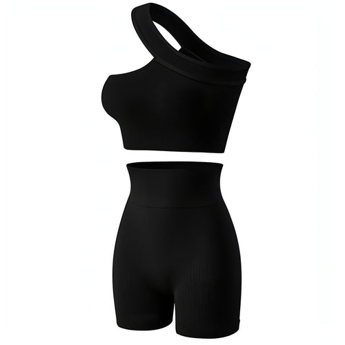 PowerFlex™ Sports Fitness Shockproof Off-shoulder Suit Set