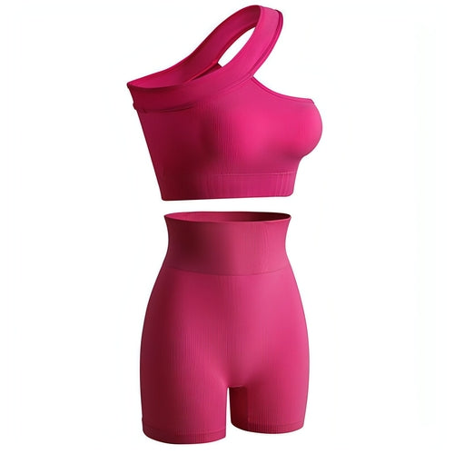 PowerFlex™ Sports Fitness Shockproof Off-shoulder Suit Set