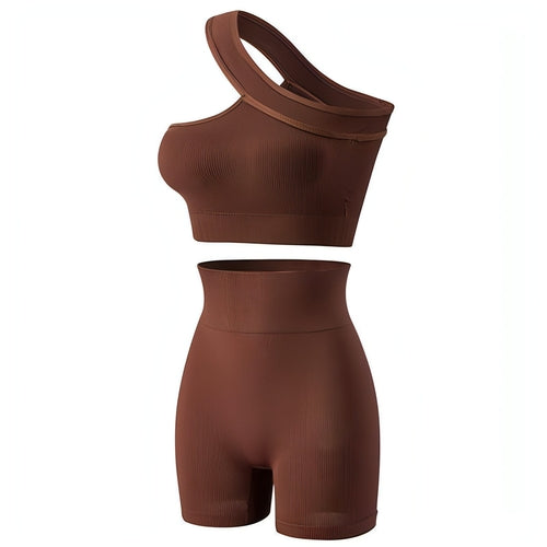 PowerFlex™ Sports Fitness Shockproof Off-shoulder Suit Set
